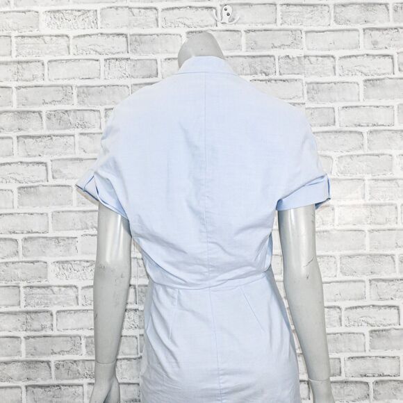 RtA Leigh Cotton Shirt Dress blue Japanese oxford size XS - Picture 12 of 12